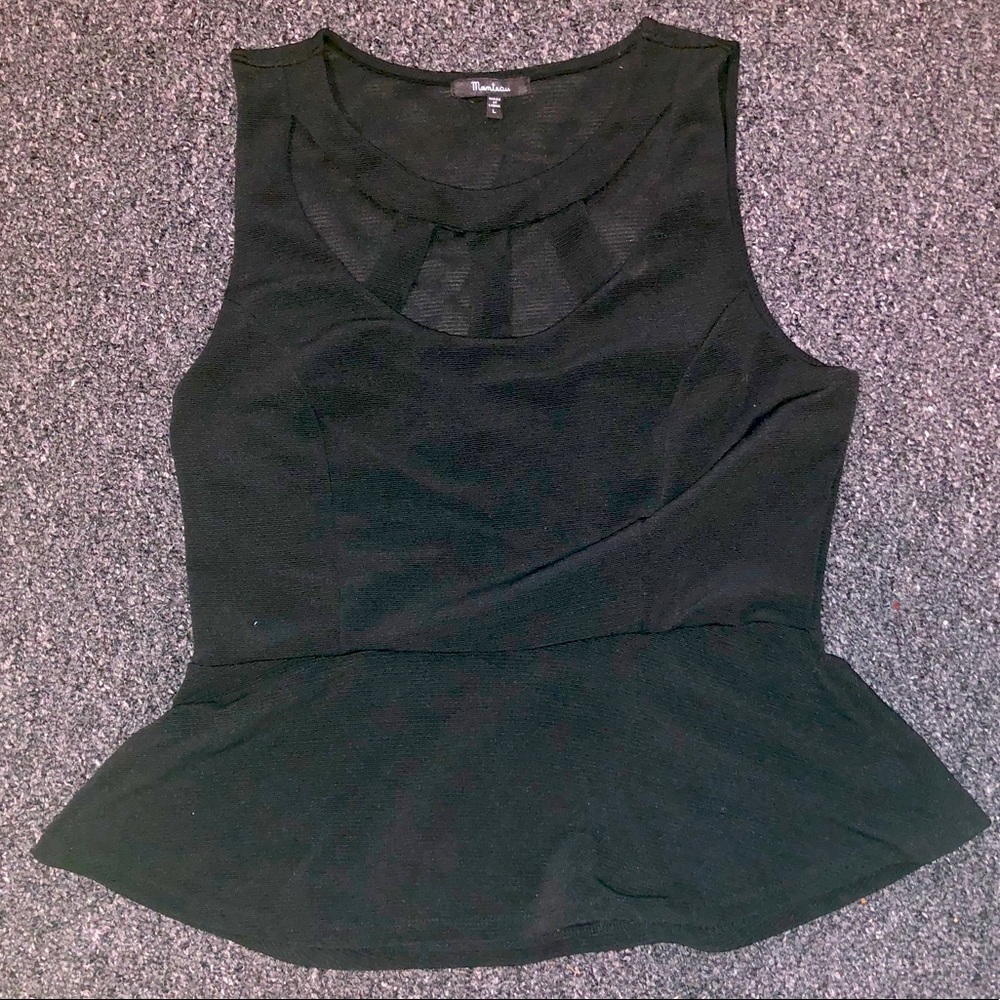 Black Structured Blouse